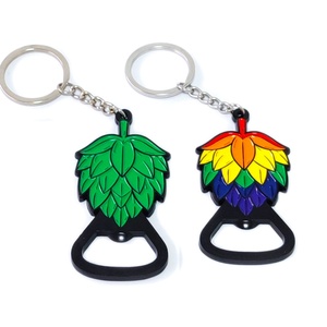 Custom Free Logo Cast Bar Sublimation Beer Opener Carabiner Enamel Motel <b>Keychains</b> Key Ring Custom Metal Bottle Opener Keychain - Product Image 4