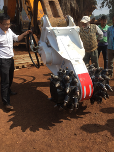 Mesin penggali batu <span class=keywords><strong>Mini</strong></span>, pemotong Drum berputar 360 derajat untuk 2 Ton suku cadang mesin konstruksi ekskavator - Product Image 5