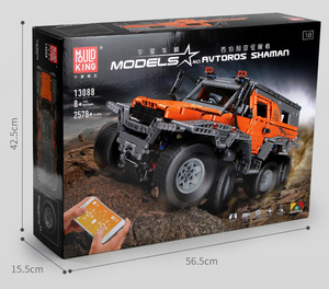 Mould King 13088s 1/8 <span class=keywords><strong>Voiture</strong></span> de jouet Conqueror sibérien, modèle de <span class=keywords><strong>voiture</strong></span> télécommandée 2,4 GHz, blocs de construction avec lumière LED - Product Image 4
