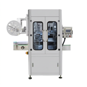 Machine d'étiquetage enveloppante entièrement automatique 380V pour bouteilles de boissons, d'aliments et de cosmétiques (métal/verre) avec 1 an de garantie - Product Image 1