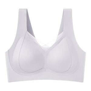 <span class=keywords><strong>Reggiseno</strong></span> con <span class=keywords><strong>Apertura</strong></span> <span class=keywords><strong>Frontale</strong></span>, Coppa 3/4, Taglie Forti, Sottile, Senza Ferretto, per Allattamento, con Logo sulla Coppa - Product Image 5