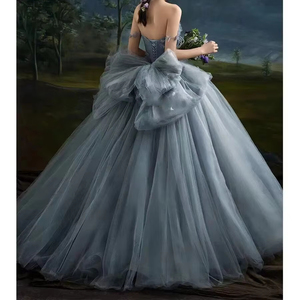 Nouvelle Robe de Soirée Féerique en Crochet à Bretelles Fines, Taille Naturelle, Longueur Thé, Silhouette Évasée et Volumineuse - Product Image 1