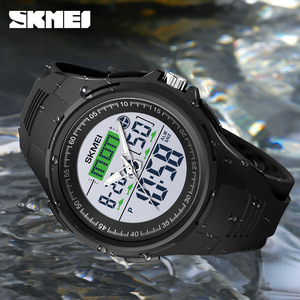 Skmei Men's Digital Sports Watch Black Lcd Display 5Bar Water Resistant Multi Function For Students And Teenagers - Product Image 4
