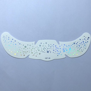 Custom Logo Gold Foil Freckle <b>Tattoo</b> Stickers Sparkle Laser Temporary Makeup Sticker for Face Body Decoration - Product Image 6