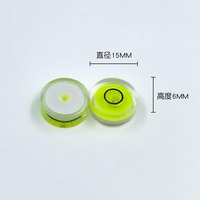 Niveau à bulle circulaire 15 mm à montage sur bride, type Bullseye, pour le nivellement des camping-cars et remorques, fabrication OEM