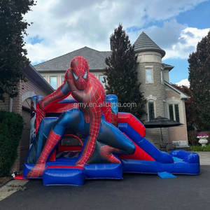 Vente flash Château gonflable <span class=keywords><strong>Spiderman</strong></span> Combo Castillo Inflable Château gonflable commercial et toboggan - Product Image 1