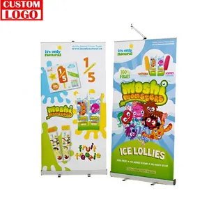 Banner espositivo per fiera Mini dimensioni Banner Roll Up in alluminio