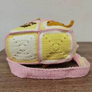 Borsa da spiaggia romantica alla moda da donna borsa vibrante <span class=keywords><strong>uncinetto</strong></span> a tracolla con tracolla per gatti - Product Image 5