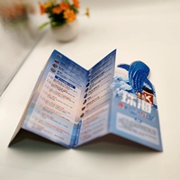 Livraison rapide, brochures pliables sur mesure A4 A3 - Tri/Bi/Die-Cut, flyers multi-pliés avec impression offset sur papier cartonné et papier kraft