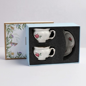Best Selling British Rose Pattern Porcelain <b>Tea</b> <b>Set</b> Gift Box - Product Image 3