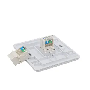 Hotsale customized UTP 6P4C telephone socket rj12 rj11 CAT3 tooless keystone jack