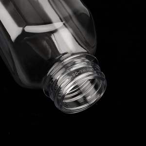 Venta caliente 16 Oz Desechable Claro Grado Alimenticio Pet Plástico Cuadrado Jugo 500Ml Botella de bebida con tapa a prueba de manipulaciones - Product Image 3