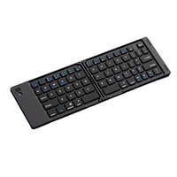 Nouveau clavier sans fil portable en plastique, clavier optique pliable pour ordinateur de bureau, téléphone, ordinateur portable