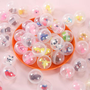 Cápsulas de juguete transparentes de 32 mm, huevos sorpresa redondos, mini figuras de animales de dibujos animados, juguetes para máquinas expendedoras infantiles - Product Image 5