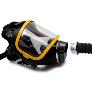 Masker <span class=keywords><strong>Gas</strong></span> Setengah Wajah Taktis CBRN 4005 dengan Sambungan Ulir 40mm, <span class=keywords><strong>Respirator</strong></span> Kimia dan Nuklir Tahan Bahan Kimia, Terbuat dari Silikon dengan Kartrid - Product Image 5