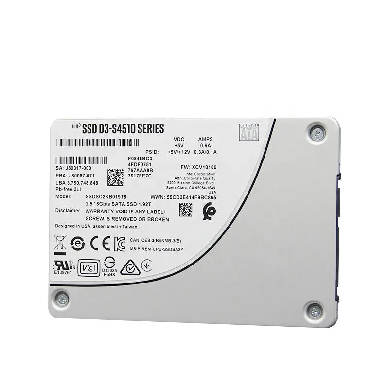 240 GB für Intel SSDSC2KB240G8 D3-S4510 6 GB/S SATA SSD 240G