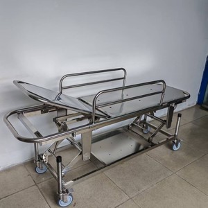 Cama de Transporte No Magnética Kang Zhi Xing 2010*570*550800mm, Carro de Emergencia de Acero Inoxidable para Uso en Hospitales y Clínicas - Product Image 2