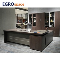 Bureau de direction de style moderne EGROspace, mobilier de bureau exécutif, bureau de direction de luxe pour PDG, directeur général