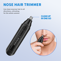 Tondeuse rechargeable à double tête avec affichage numérique de la puissance et support – Portable pour utilisation en camping-car, coupe précise pour le soin quotidien du visage