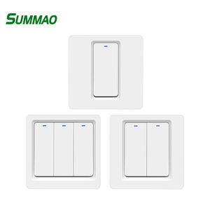 Pulsador de luz inteligente con Control de voz para el hogar, pulsador con WiFi, 2,4 Ghz, para <span class=keywords><strong>Alexa</strong></span> y <span class=keywords><strong>Echo</strong></span> <span class=keywords><strong>dot</strong></span>, Google Home, EU - Product Image 1