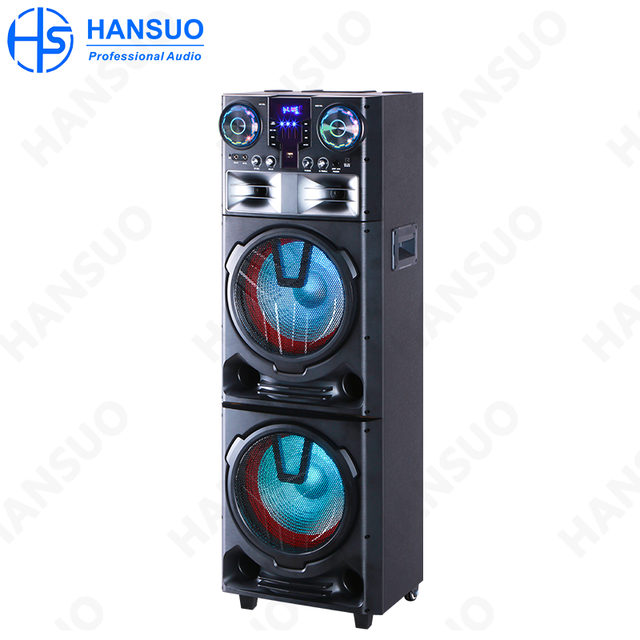 Good Quality Factory Direct 12-Inch Dual Outdoor Wireless Portable Woofer Speaker Set for Home Theatre Karaoke & DJ PA System
