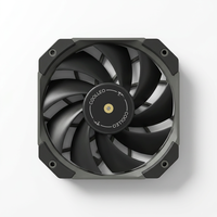 COOLLEO FF135 Radiateur de refroidissement CPU 120mm à double tour silencieux avec 6 caloducs FDB et ventilateur à refroidissement par air anti-gravité pour PC 4 broches