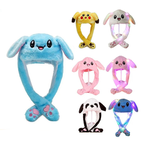 <span class=keywords><strong>Gorro</strong></span> <span class=keywords><strong>de</strong></span> Conejo <span class=keywords><strong>de</strong></span> Peluche Súper Suave para Niños, para Fiestas <span class=keywords><strong>de</strong></span> Navidad, <span class=keywords><strong>Pikachu</strong></span>, Unicornio, Stitch, <span class=keywords><strong>con</strong></span> <span class=keywords><strong>Orejas</strong></span> Móviles, Relleno <span class=keywords><strong>de</strong></span> Algodón PP - Product Image 2