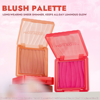 Fard à joues en poudre pressée, texture douce, créez votre propre palette de blush, marque privée