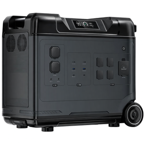 5000 Cycles Battery Power Station 3600W Portable Power Supply 1.8Hrs Fast <b>Charge</b> <b>Solar</b> Generator - Product Image 6