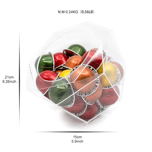 Support de capsule en plexiglas compatible avec les capsules <span class=keywords><strong>Nespresso</strong></span> Vertuoline K Cups Dolce Gusto - Product Image 2