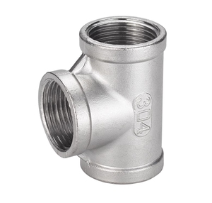 Phụ kiện ba chiều bằng thép không gỉ với đường kính bằng nhau, phụ kiện ống nước 4 inch, 6 inch, 1 inch - Product Image 2
