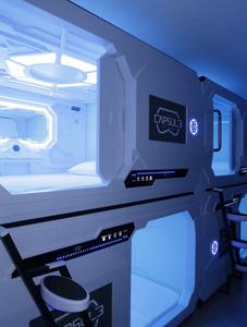 WE Lit superposé insonorisé de haute qualité Lit Capsule ABS pour hôtel intérieur à vendre - Product Image 5