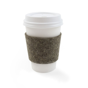 Manchon en <span class=keywords><strong>feutre</strong></span> résistant à la chaleur en gros, housse isolante réutilisable en <span class=keywords><strong>feutre</strong></span> pour tasses à café en papier - Product Image 1