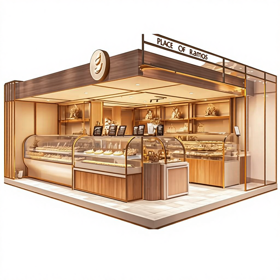 Bread Showcase Layout Bread Showcases Custom LED Bakery Display Cabinets Pastry Central ...