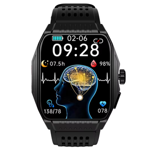 Nouvelle Montre Connectée Tendance pour le Sommeil, Android, IP68, <span class=keywords><strong>ECG</strong></span>, PPG, Moniteur <span class=keywords><strong>de</strong></span> Santé en Temps Réel, SOS, Sport, Écran Carré 1,85'', Autonomie <span class=keywords><strong>de</strong></span> 4 Jours pour les Appels - Product Image 2