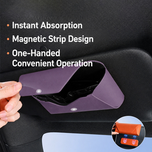 Caja Magnética para Gafas de Sol para <span class=keywords><strong>Coche</strong></span>, Caja de Almacenamiento para Gafas, Convertible en Artículos Decorativos - Product Image 2