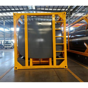 Réservoir d'acide <span class=keywords><strong>H2SO4</strong></span> concentré de 20 pieds Conteneur de réservoir en acier inoxydable 304 pour alcool avec fentes pour chariot élévateur - Product Image 4