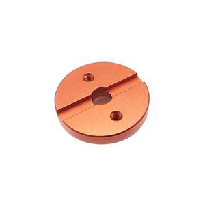 Componentes de Aluminio Anodizado Naranja para Fresado de Perfiles, Colección de Automatización Industrial - Product Image 4
