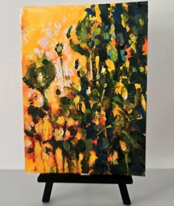 Mini Caballete de Madera Pulida <span class=keywords><strong>para</strong></span> Manualidades - Soporte Multifuncional Personalizable <span class=keywords><strong>para</strong></span> Exhibición de Arte Moderno con Pizarra y Porta Pósteres - Product Image 6