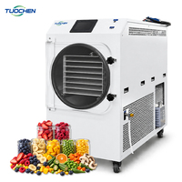 Machine de lyophilisation commerciale pour aliments, 7 plateaux, 2,5 kg ㎡   Lyophilisateur sous vide 29-30KG/lot