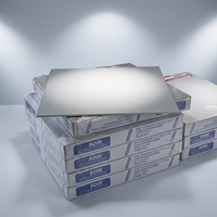 Losetas de Techo de Yeso con Revestimiento de PVC Personalizables, Más Vendidas, con Reverso de Lámina de Aluminio, Resistentes al Fuego y a la Humedad, para Interiores
