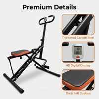 Çok Fonksiyonlu Katlanabilir Karın ve Bacak Çalıştırıcısı Tüm Vücut Antrenman Fitness Aleti Spor Salonu Kullanımı Binicilik Simülasyonu