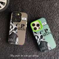 Designer tendance et durable C.P. Coque de téléphone portable avec impression UV pour iPhone 16 15 14 13 12 Mini XR XS 11 Pro Max CP Cases