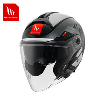 Casques de moto, casques MT espagnols, casque intégral 3/4, universel, quatre saisons, ABS, déverrouillage rapide, homologué DOT/ECE/CCC