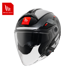 Cascos de Motocicleta Españoles MT Helmets, Casco Integral 3/4, Universal para las Cuatro Estaciones, ABS, Liberación Rápida, Homologado por DOT/ECE/CCC - Product Image 2