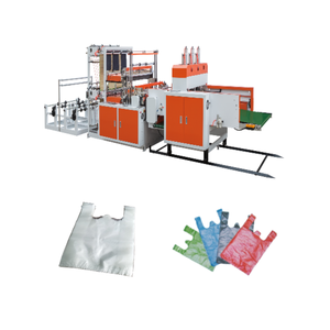 Full Automatic Nylon Bag Making Machine,Hot Sealing And Cold Cutting T Shirt Bag Making Machine