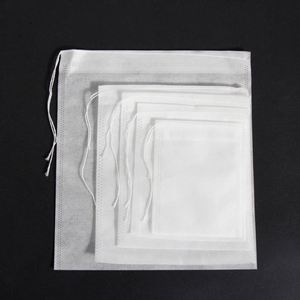 <b>Tea</b> Filter Bags Disposable Coffee <b>Infuser</b> with Drawstring for Loose Leaf <b>Tea</b> Eco-friendly Non Woven Empty <b>Tea</b> Pouches 100pcs - Product Image 4