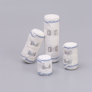 YD112B Spandex 100% Medische Crêpe <span class=keywords><strong>Bandage</strong></span> Voor Chirurgie <span class=keywords><strong>Bandage</strong></span> Elastische <span class=keywords><strong>Bandage</strong></span> Professionele Fabriek Met Twee Clips - Product Image 1
