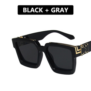 Gafas de Sol Cuadradas con Marco Grande, Nuevas Gafas de Sol Personalizadas para Hombre, Gafas de Moda <span class=keywords><strong>Disco</strong></span> - Product Image 5