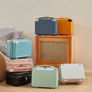 Mini Estuche <span class=keywords><strong>de</strong></span> Cosméticos y Equipaje <span class=keywords><strong>de</strong></span> Mano Pequeño para Mujer, Organizador Portátil Ligero <span class=keywords><strong>de</strong></span> 14 Pulgadas - Product Image 6